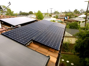 Installation by AMECO Solar with Solar Electric and Solar Hot Water