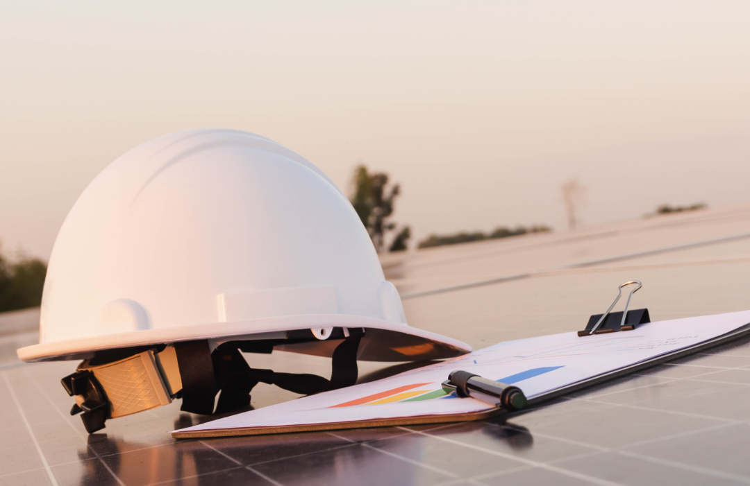 solar panel on the roof