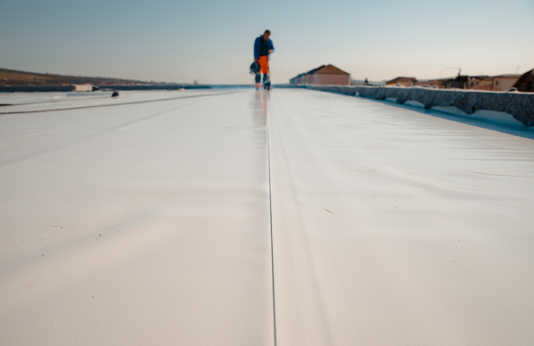 Thermoplastic Membrane Flat Roof System