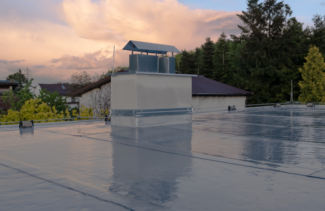 Rubber Membrane Flat Roof System