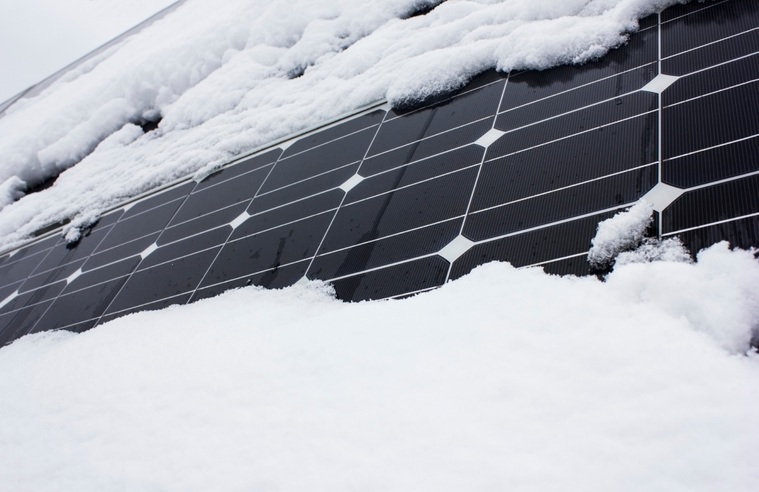 Solar installations in Winter