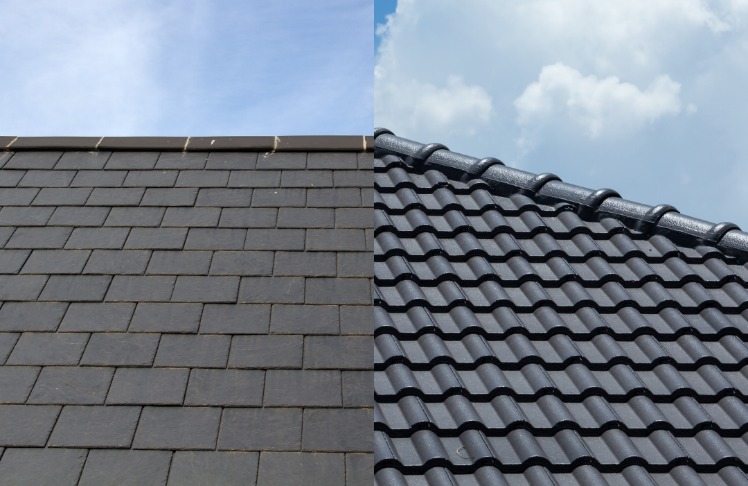 the Difference Between Tile and Slate Roofs