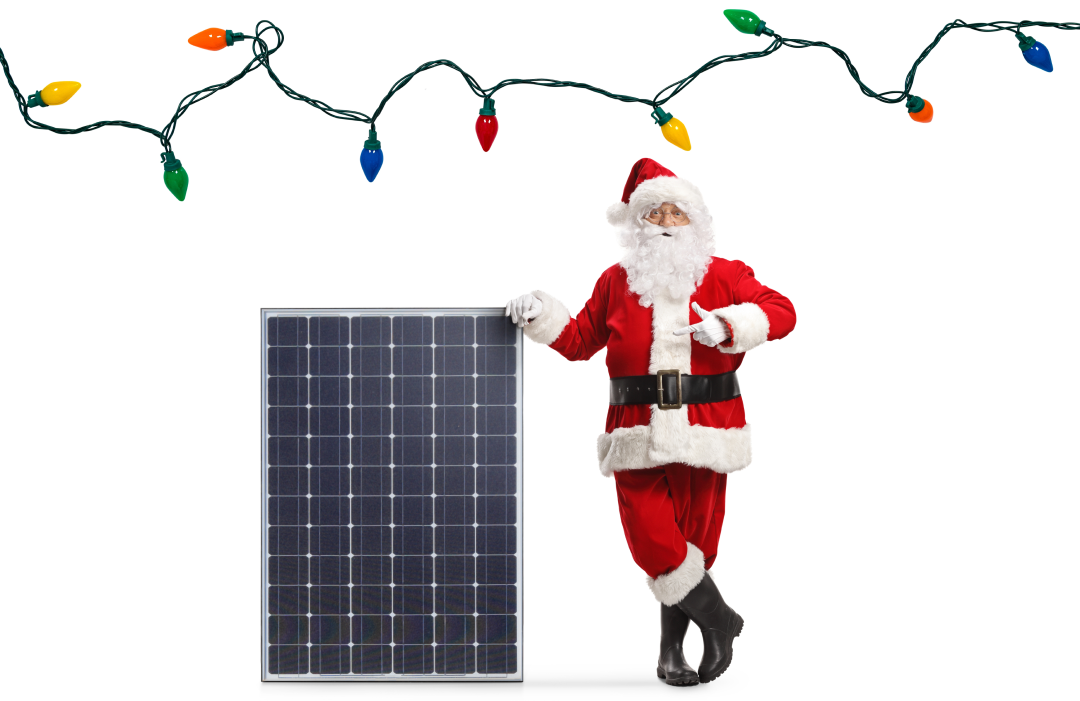 Use Solar to Power Christmas Lights